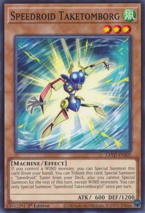 Speedroid Taketomborg (LAVD-ENS05) - Common - Legendary Arc-V Decks