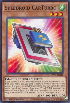Speedroid CarTurbo (LAVD-ENS11) - Common - Legendary Arc-V Decks