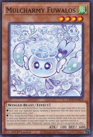 Mulcharmy Fuwalos (LAVD-ENS13) - Common - Legendary Arc-V Decks