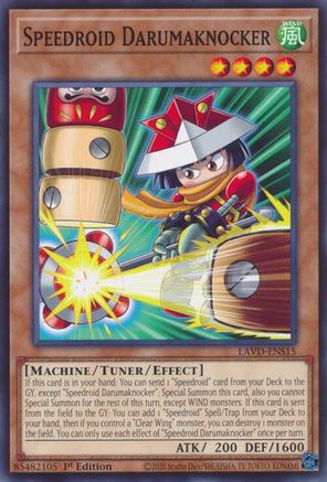 Speedroid Darumaknocker (UR) (LAVD-ENS15) - Ultra Rare - Legendary Arc-V Decks