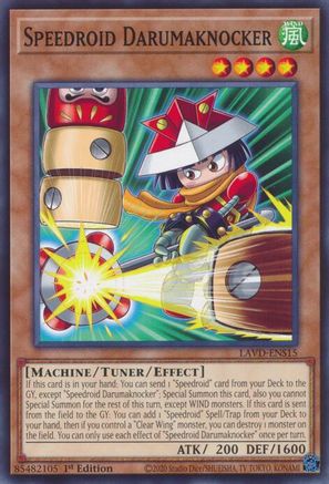 Speedroid Darumaknocker (LAVD-ENS15) - Common - Legendary Arc-V Decks