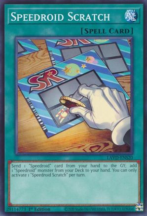 Speedroid Scratch (LAVD-ENS20) - Common - Legendary Arc-V Decks