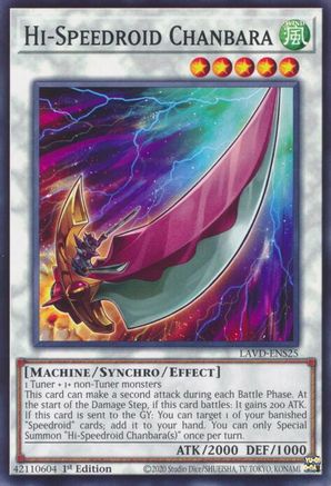 Hi-Speedroid Chanbara (LAVD-ENS25) - Common - Legendary Arc-V Decks