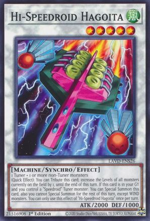 Hi-Speedroid Hagoita (LAVD-ENS26) - Common - Legendary Arc-V Decks
