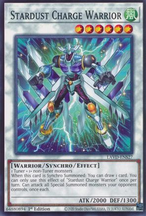 Stardust Charge Warrior (LAVD-ENS27) - Common - Legendary Arc-V Decks