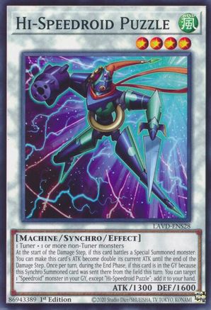 Hi-Speedroid Puzzle (LAVD-ENS28) - Common - Legendary Arc-V Decks