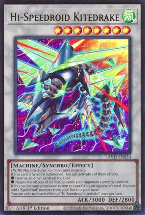 Hi-Speedroid Kitedrake (LAVD-ENS30) - Ultra Rare - Legendary Arc-V Decks