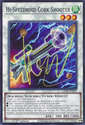 Hi-Speedroid Cork Shooter (LAVD-ENS31) - Common - Legendary Arc-V Decks