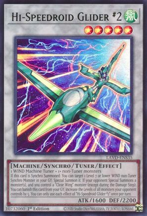 Hi-Speedroid Glider #2 (UR) (LAVD-ENS35) - Ultra Rare - Legendary Arc-V Decks