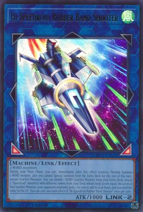 Hi-Speedroid Rubber Band Shooter (UR) (LAVD-ENS36) - Ultra Rare - Legendary Arc-V Decks