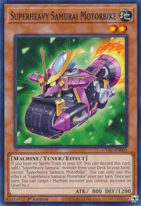 Superheavy Samurai Motorbike CYAC-EN003 (Cyberstorm Access)  - 1st Edition