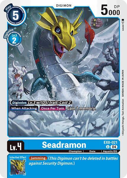 Seadramon EX8-021 U (Chain of Liberation) 