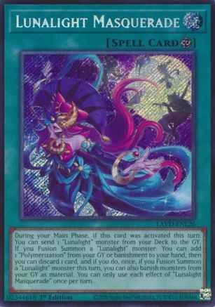 Lunalight Masquerade (Secret Rare) (LAVD-ENL26) - Secret Rare - Legendary Arc-V Decks