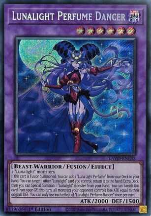 Lunalight Perfume Dancer (Secret Rare) (LAVD-ENL35) - Secret Rare - Legendary Arc-V Decks