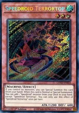 Speedroid Terrortop (Secret Rare) (LAVD-ENS03) - Secret Rare - Legendary Arc-V Decks