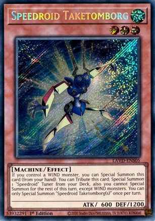 Speedroid Taketomborg (Secret Rare) (LAVD-ENS05) - Secret Rare - Legendary Arc-V Decks