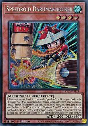 Speedroid Darumaknocker (Secret Rare) (LAVD-ENS15) - Secret Rare - Legendary Arc-V Decks