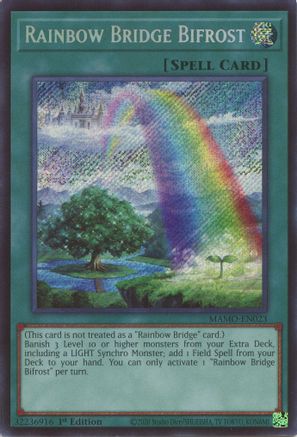 Rainbow Bridge Bifrost (Secret Rare) (MAMO-EN023) - Secret Rare - Magnificent Monsters