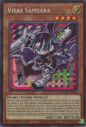Visas Samsara (Secret Rare) (MAMO-EN033) - Secret Rare - Magnificent Monsters