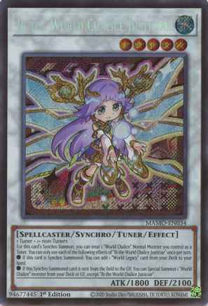 Ib the World Chalice Justiciar (Secret Rare) (MAMO-EN034) - Secret Rare - Magnificent Monsters
