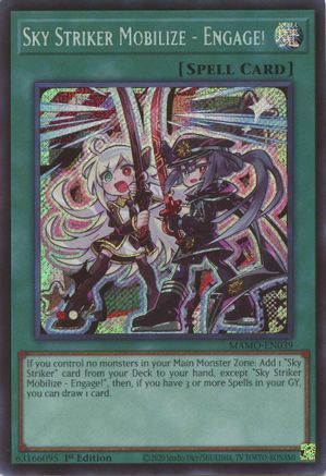 Sky Striker Mobilize - Engage! (Secret Rare) (MAMO-EN039) - Secret Rare - Magnificent Monsters
