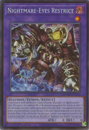 Nightmare-Eyes Restrict (MAMO-EN122) - Secret Rare - Magnificent Monsters