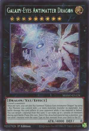 Galaxy-Eyes Antimatter Dragon (MAMO-EN124) - Secret Rare - Magnificent Monsters