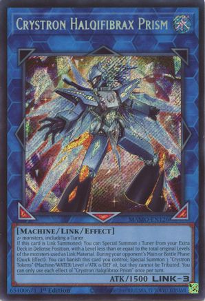 Crystron Halqifibrax Prism (MAMO-EN126) - Secret Rare - Magnificent Monsters