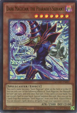 Dark Magician, the Pharaoh's Servant (MAMO-EN001) - Ultra Rare - Magnificent Monsters