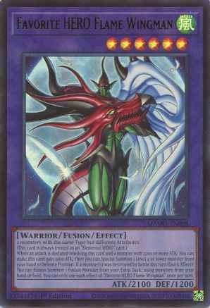 Favorite HERO Flame Wingman (MAMO-EN005) - Ultra Rare - Magnificent Monsters