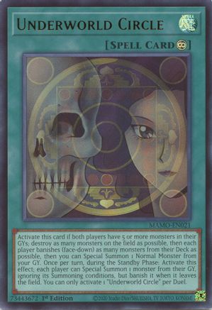 Underworld Circle (MAMO-EN021) - Ultra Rare - Magnificent Monsters