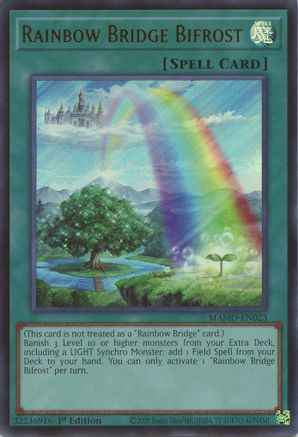Rainbow Bridge Bifrost (MAMO-EN023) - Ultra Rare - Magnificent Monsters