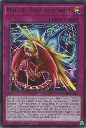 Malefic Paradigm Shift (MAMO-EN025) - Ultra Rare - Magnificent Monsters
