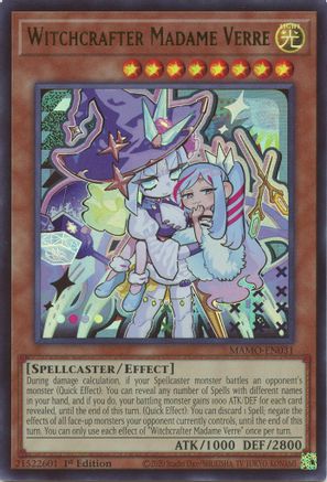 Witchcrafter Madame Verre (MAMO-EN031) - Ultra Rare - Magnificent Monsters