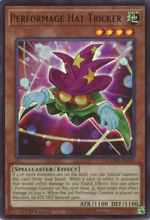 Performage Hat Tricker (MAMO-EN042) - Ultra Rare - Magnificent Monsters
