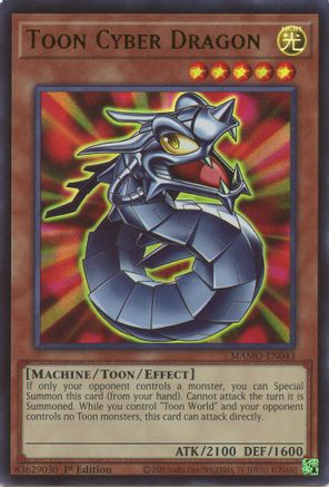 Toon Cyber Dragon (MAMO-EN043) - Ultra Rare - Magnificent Monsters