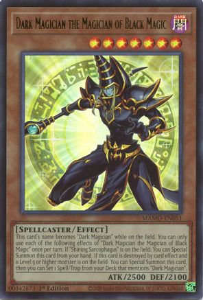 Dark Magician the Magician of Black Magic (MAMO-EN051) - Ultra Rare - Magnificent Monsters