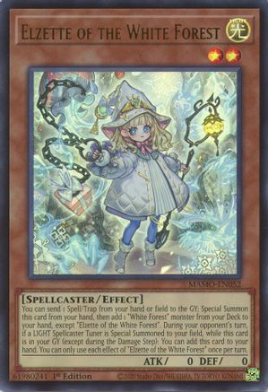 Elzette of the White Forest (MAMO-EN052) - Ultra Rare - Magnificent Monsters