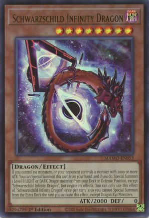 Schwarzschild Infinity Dragon (MAMO-EN053) - Ultra Rare - Magnificent Monsters