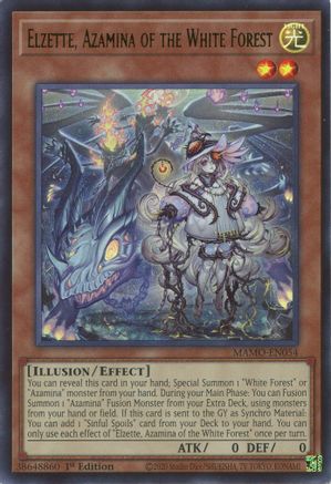 Elzette, Azamina of the White Forest (MAMO-EN054) - Ultra Rare - Magnificent Monsters