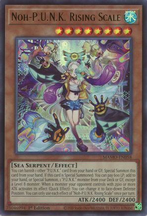 Noh-P.U.N.K. Rising Scale (MAMO-EN058) - Ultra Rare - Magnificent Monsters