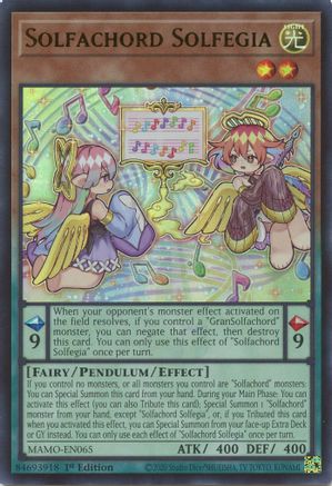 Solfachord Solfegia (MAMO-EN065) - Ultra Rare - Magnificent Monsters