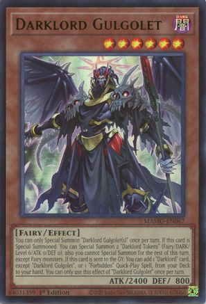 Darklord Gulgolet (MAMO-EN067) - Ultra Rare - Magnificent Monsters