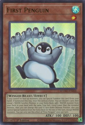 First Penguin (MAMO-EN068) - Ultra Rare - Magnificent Monsters
