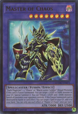 Master of Chaos (MAMO-EN073) - Ultra Rare - Magnificent Monsters