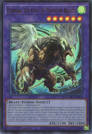 Chimera the King of Phantom Beasts (MAMO-EN074) - Ultra Rare - Magnificent Monsters