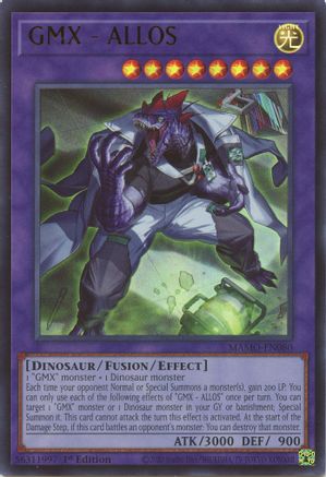 GMX - ALLOS (MAMO-EN080) - Ultra Rare - Magnificent Monsters