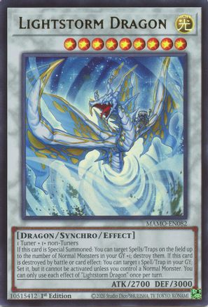 Lightstorm Dragon (MAMO-EN082) - Ultra Rare - Magnificent Monsters
