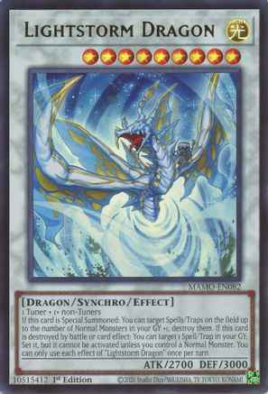 Lightstorm Dragon (MAMO-EN082) - Ultra Rare - Magnificent Monsters