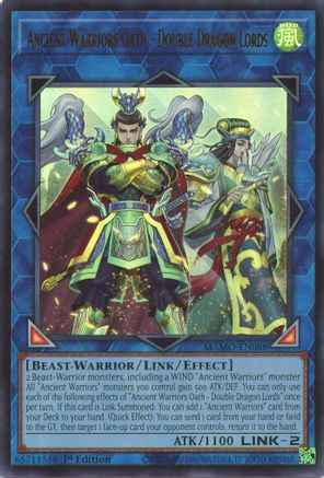 Ancient Warriors Oath - Double Dragon Lords (MAMO-EN088) - Ultra Rare - Magnificent Monsters